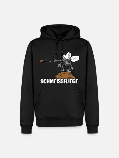 Schmeissfliege - Männer Premium Bio Hoodie - Schwarz