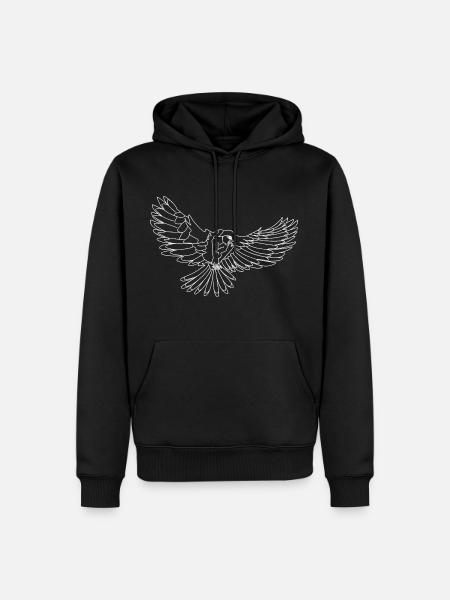 Bird of prey - Men’s Premium Organic Hoodie - black
