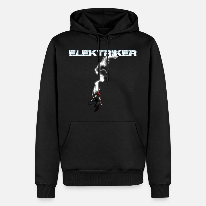 Elektriker - Männer Premium Bio Hoodie - Schwarz