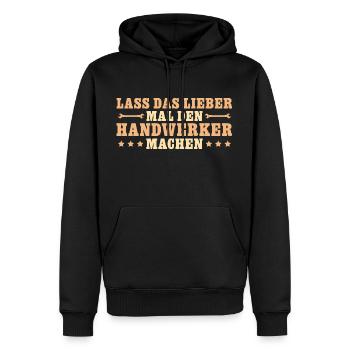 Handwerk Meister Mechatroniker Handwerker - Männer Premium Bio Hoodie - Schwarz - Vorne - Nico (187cm)