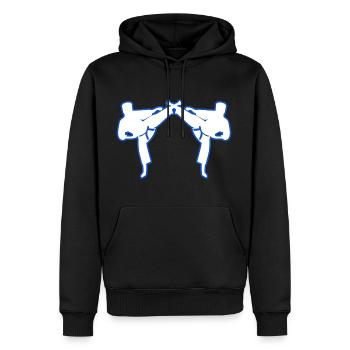 Karaté Temps Libre Cadeau Karatéka Sport de Combat - Sweat à capuche Premium bio Homme - noir - Devant - Nico (187cm)