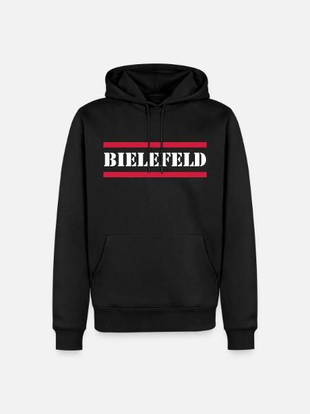 Bielefeld - Sweat à capuche Premium bio Homme - noir