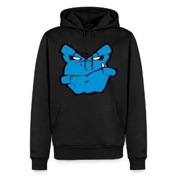 Gorilla Monster - Männer Premium Bio Hoodie - Schwarz - Vorne - Nico (187cm)
