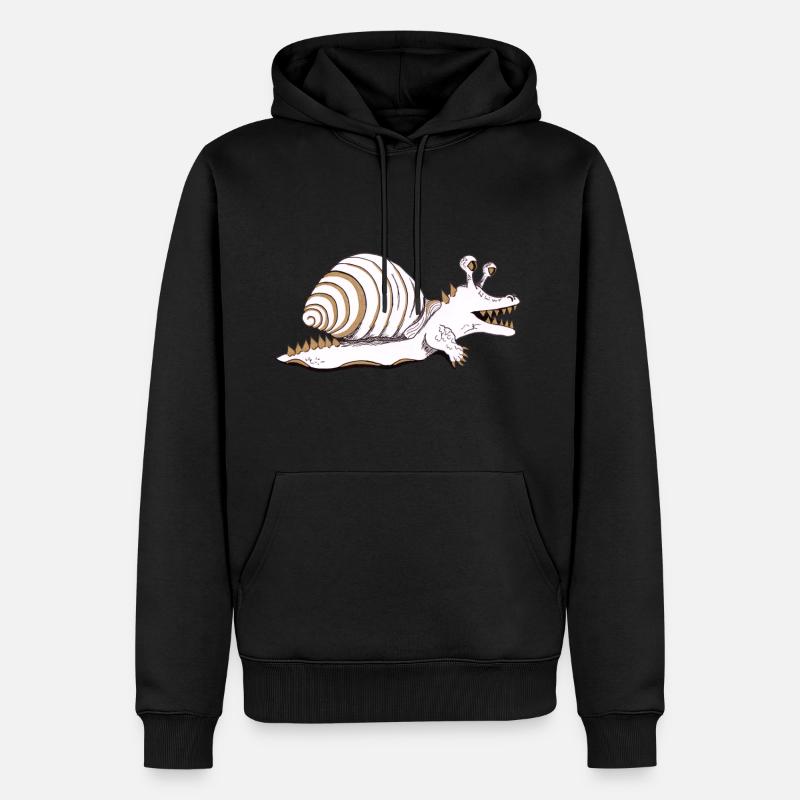 Crocargo - Sweat à capuche Premium bio Homme - noir