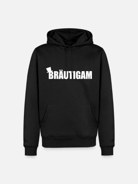 Bräutigam - Männer Premium Bio Hoodie - Schwarz