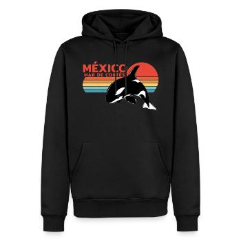 Orca Mar de Cortés Mexiko - Männer Premium Bio Hoodie - Schwarz - Vorne - Nico (187cm)