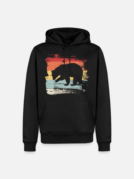 Bear brown bear - Men’s Premium Organic Hoodie - black