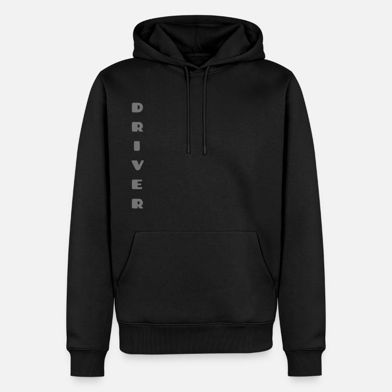 FAHRER - Männer Premium Bio Hoodie - Schwarz