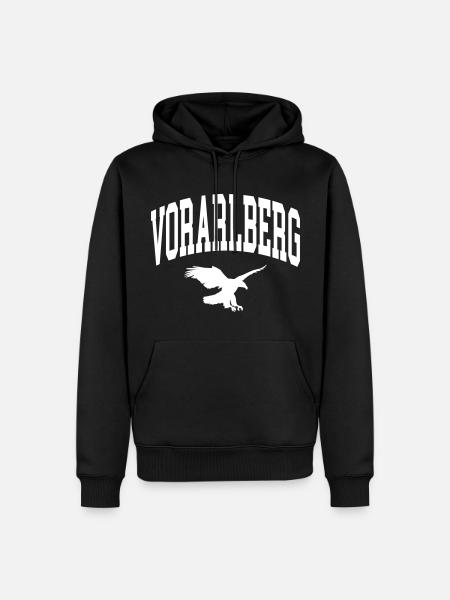 Vorarlberg - Sweat à capuche Premium bio Homme - noir