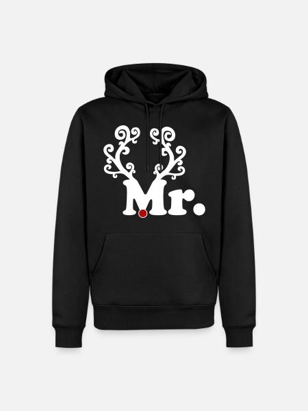 Mr Christmas - Men’s Premium Organic Hoodie - black