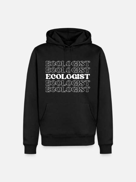Ecologist Environmentalist Conservationist - Men’s Premium Organic Hoodie - black
