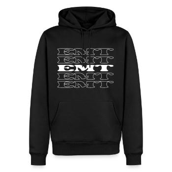Ambulancier paramédical ambulancier Technicien médical d’urgence Medic - Sweat à capuche Premium bio Homme - noir - Devant - Nico (187cm)