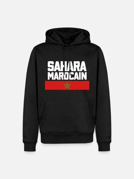 Moroccan Sahara - Men’s Premium Organic Hoodie - black