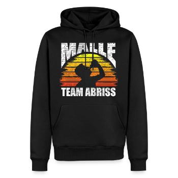 Mallorca Malle Saufen Abriss Vintage Party Fun - Männer Premium Bio Hoodie - Schwarz - Vorne - Nico (187cm)