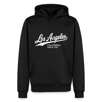Los Angeles Édition Limitée depuis 1781 - Sweat à capuche Premium bio Homme - noir - Devant - Nico (187cm)
