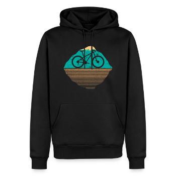 Cycling For The World - Fahrrad Radsport Kette Rad - Männer Premium Bio Hoodie - Schwarz - Vorne - Nico (187cm)