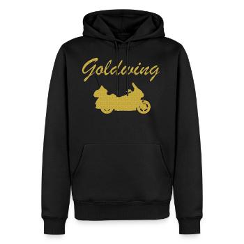 Goldwing Gift Gift Idea - Men’s Premium Organic Hoodie - black - Front - Nico (187cm)