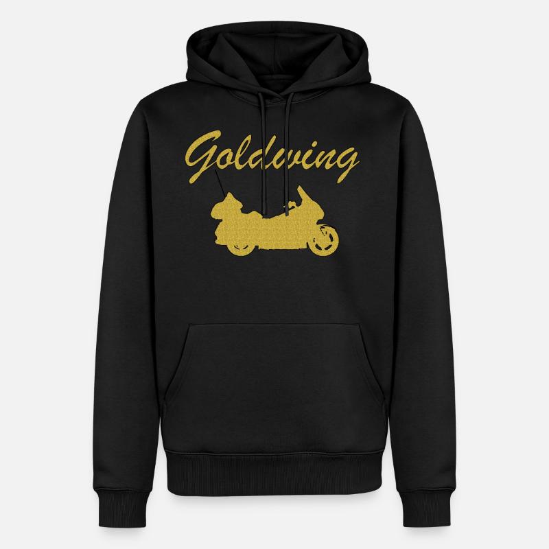 Goldwing Geschenk Geschenkidee - Männer Premium Bio Hoodie - Schwarz