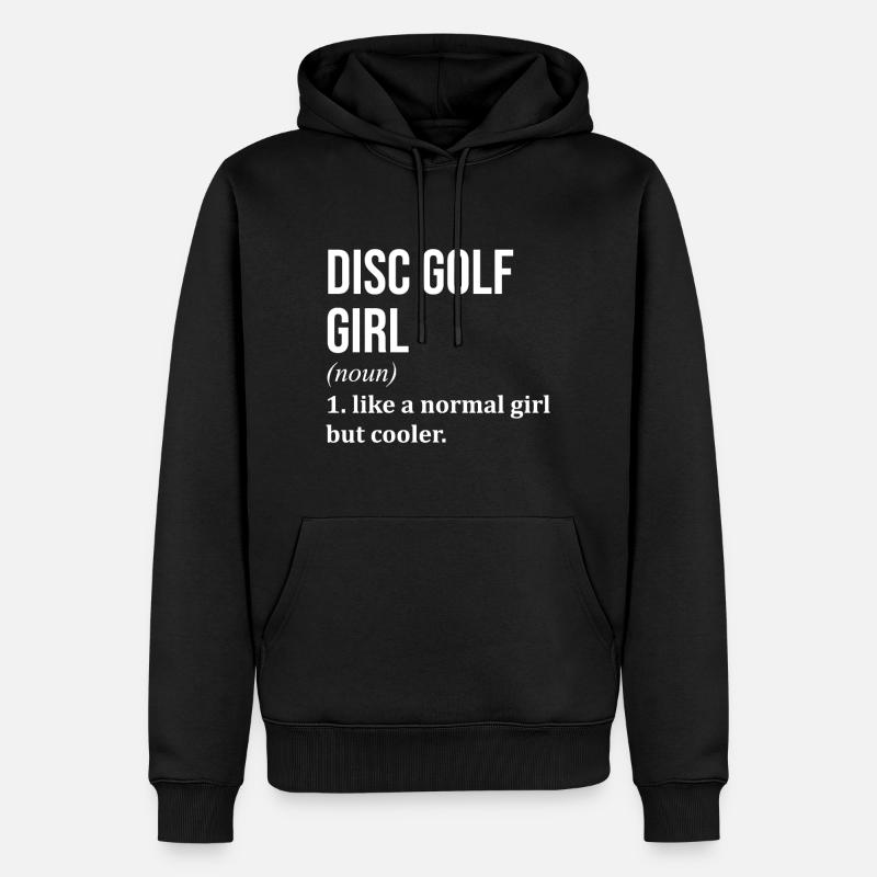 Discgolf - Männer Premium Bio Hoodie - Schwarz