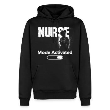 Nurse Mode Activated Shirt Funny Nurse Gift - Männer Premium Bio Hoodie - Schwarz - Vorne - Nico (187cm)