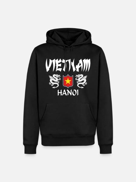Viet Nam - Men’s Premium Organic Hoodie - black
