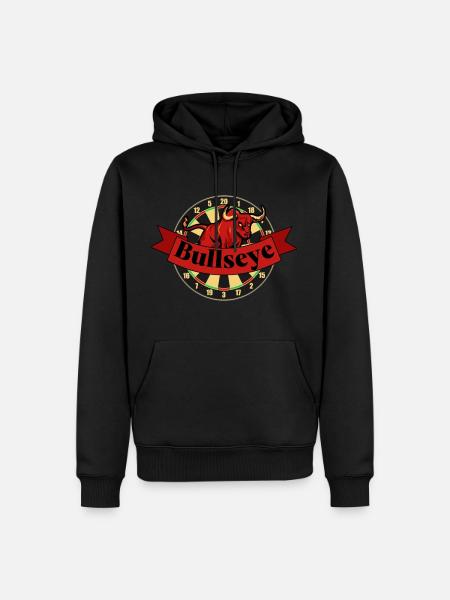Bullseye Darts - Men’s Premium Organic Hoodie - black