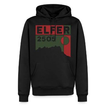 Elfer Berg Elferspitze Randonnée Normalweg Tirol - Sweat à capuche Premium bio Homme - noir - Devant - Nico (187cm)