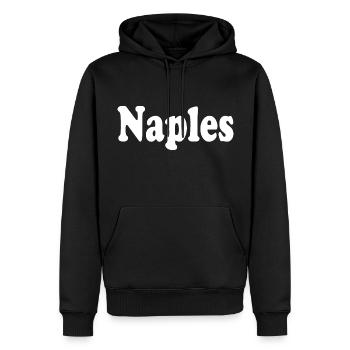 Naples Napoli Naples - Men’s Premium Organic Hoodie - black - Front - Nico (187cm)