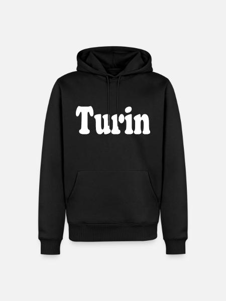 Turin - Men’s Premium Organic Hoodie - black