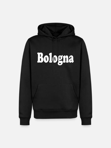 Bologne - Sweat à capuche Premium bio Homme - noir