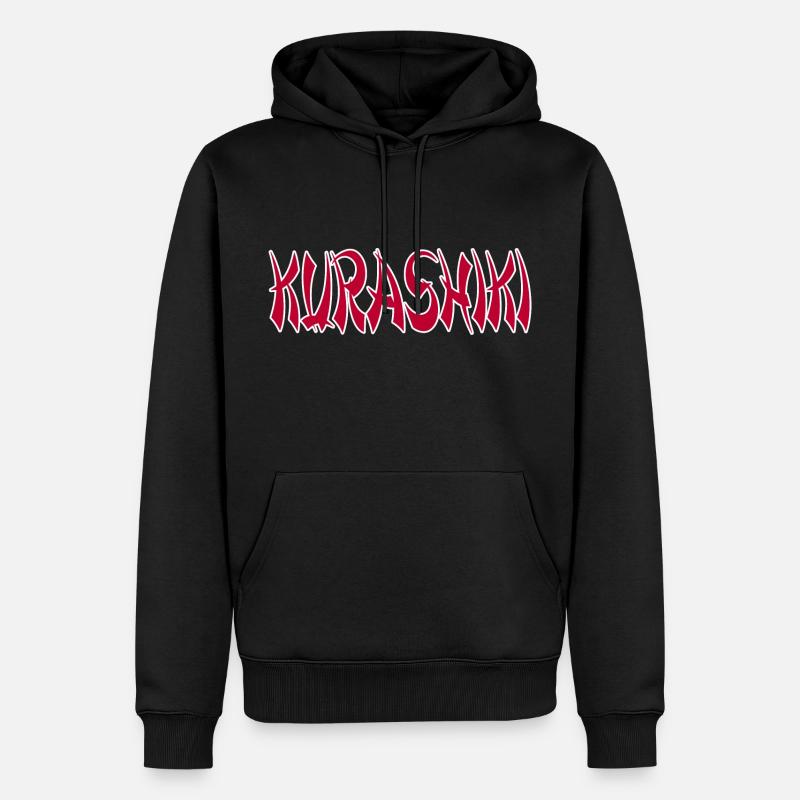 Kurashiki - Männer Premium Bio Hoodie - Schwarz