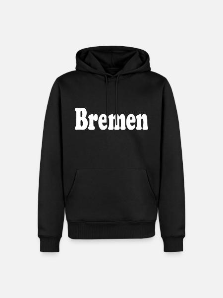 Brême - Sweat à capuche Premium bio Homme - noir