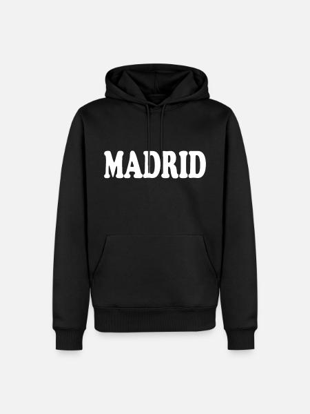 Madrid - Men’s Premium Organic Hoodie - black