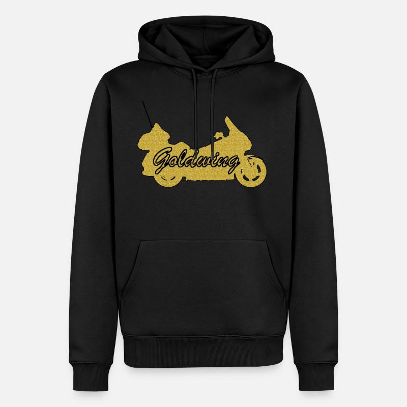 Goldwing Geschenk Geschenkidee - Männer Premium Bio Hoodie - Schwarz