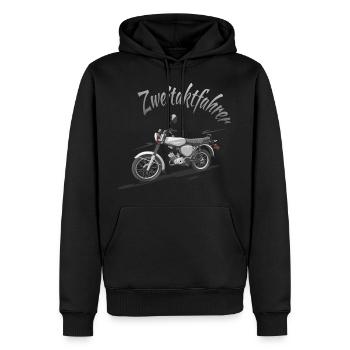 S51 cavaliers à deux temps - Sweat à capuche Premium bio Homme - noir - Devant - Nico (187cm)
