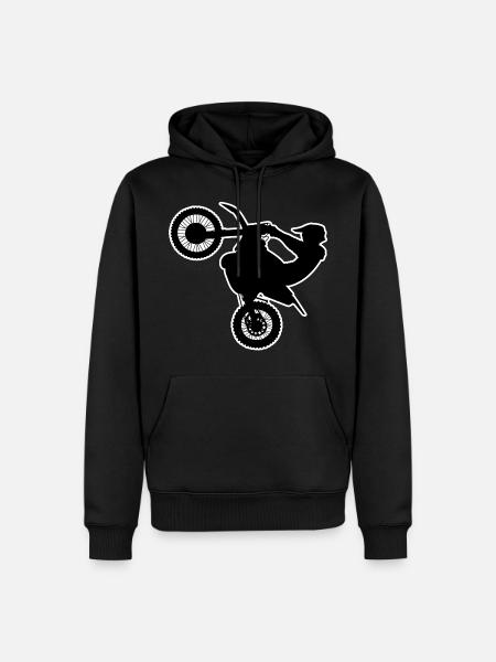 Wheelie Summer - Men’s Premium Organic Hoodie - black