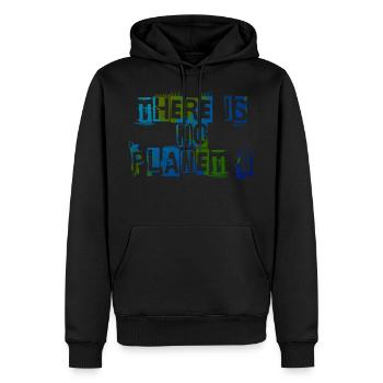 There Is No Planet B - Sweat à capuche Premium bio Homme - noir - Devant - Nico (187cm)