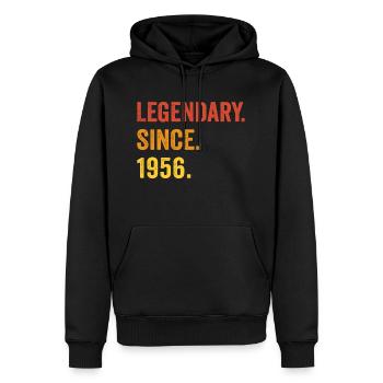 Legendary since 1956 - Männer Premium Bio Hoodie - Schwarz - Vorne - Nico (187cm)