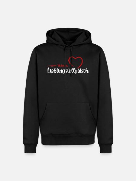 Lieblingstollpatsch - Männer Premium Bio Hoodie - Schwarz