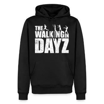 The Walking in DayZ Zombies The Walking - Männer Premium Bio Hoodie - Schwarz - Vorne - Nico (187cm)