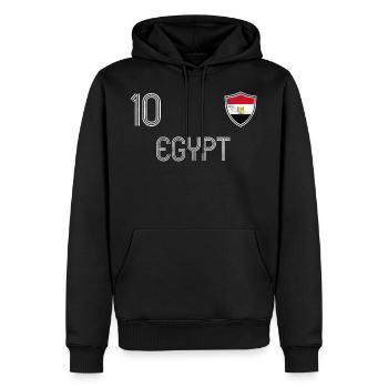 Ägypten Fußball Mannschaft - Männer Premium Bio Hoodie - Schwarz - Vorne - Nico (187cm)