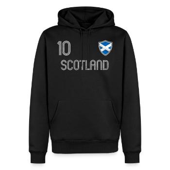 Schottland Fußball Mannschaft - Männer Premium Bio Hoodie - Schwarz - Vorne - Nico (187cm)