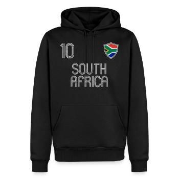 Südafrika Fußball Mannschaft - Männer Premium Bio Hoodie - Schwarz - Vorne - Nico (187cm)