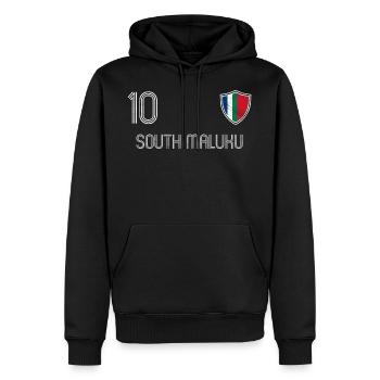 Republik Maluku Selatan Fußball Mannschaft - Männer Premium Bio Hoodie - Schwarz - Vorne - Nico (187cm)