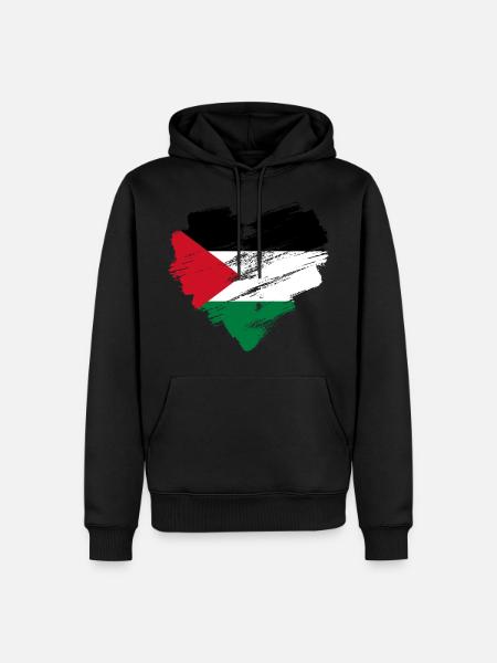 Palestine - Men’s Premium Organic Hoodie - black
