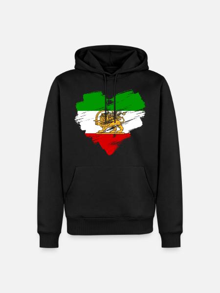 Persia - Men’s Premium Organic Hoodie - black