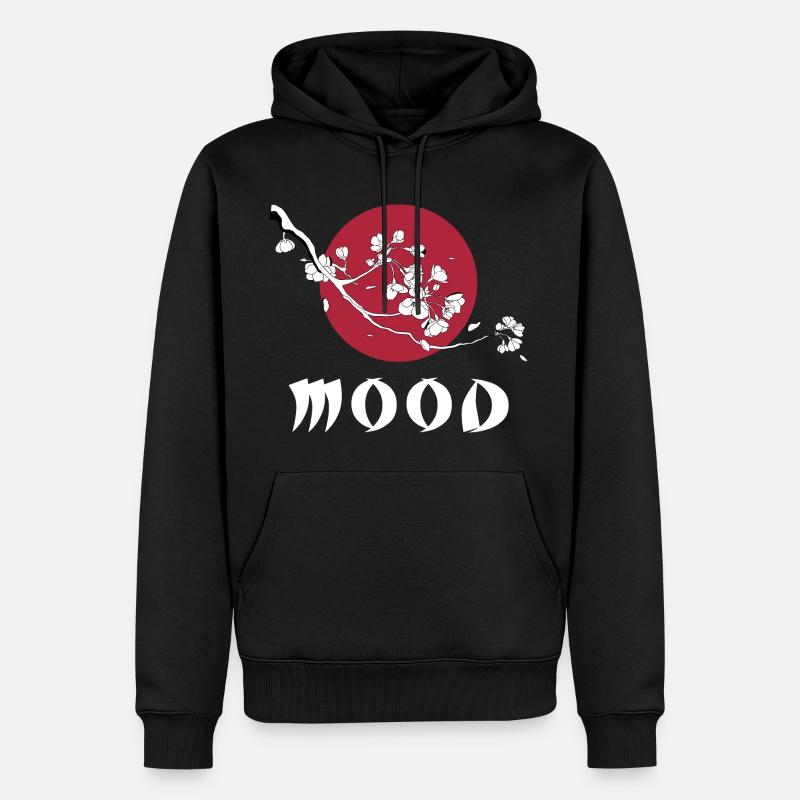 MOOD - Männer Premium Bio Hoodie - Schwarz