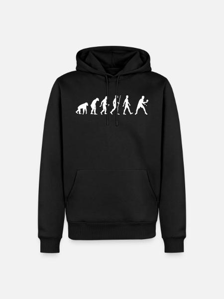 Evolution table tennis - Men’s Premium Organic Hoodie - black