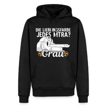MTRA Medizinisch-Technischer Radiologie Mta - Männer Premium Bio Hoodie - Schwarz - Vorne - Nico (187cm)