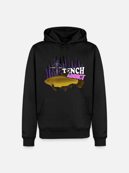 Schleie - Männer Premium Bio Hoodie - Schwarz
